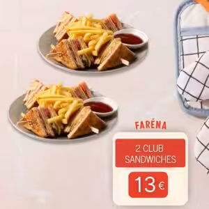 Club sandwich meal